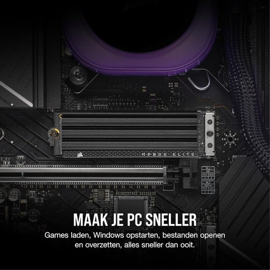 Interne SSD - NVMe SSD M.2 SSD - PC Snell Laden - PCIe Gen4 Interface - 2TB - Zwart — afbeelding 5