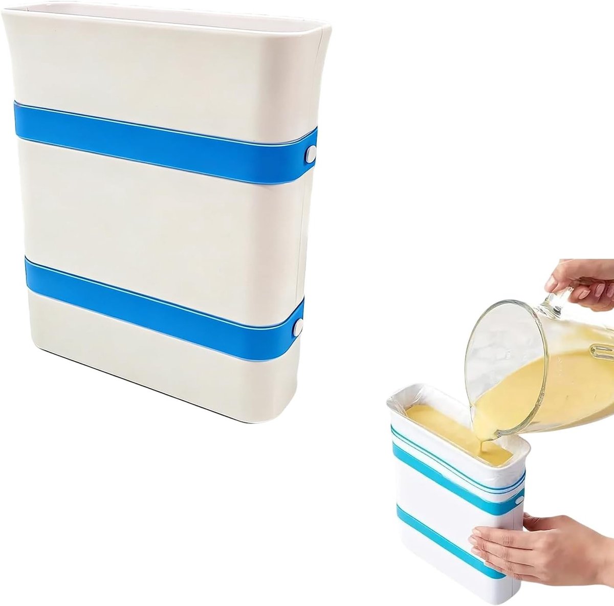 Voedselopslagcontainer voor de keuken - Organizer voor het bereiden van maaltijden, bewaren van vloeistoffen en pap
