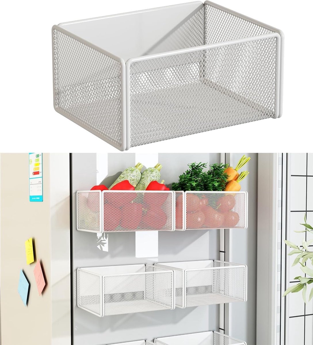 Multifunctionele Magnetische Opbergdoos voor Keuken, Bureau en Koelkast – Ideale Organizer voor Pennen, Keukengerei en Accessoires