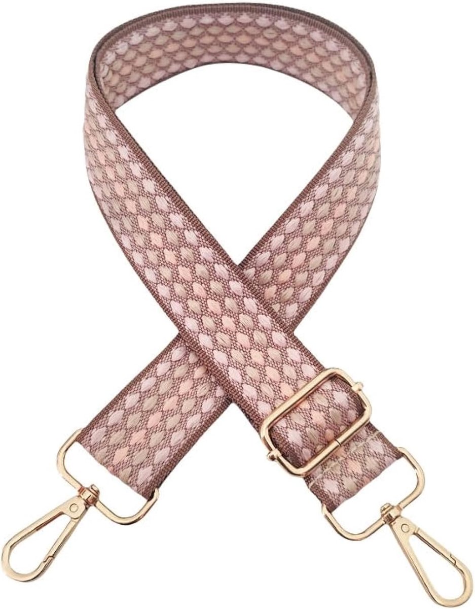 Bag Strap, 72-130 cm, Adjustable Shoulder Strap for Bags, 3.8 cm Wide, Shoulder Strap for Bags, Boho Style - ShopVlot