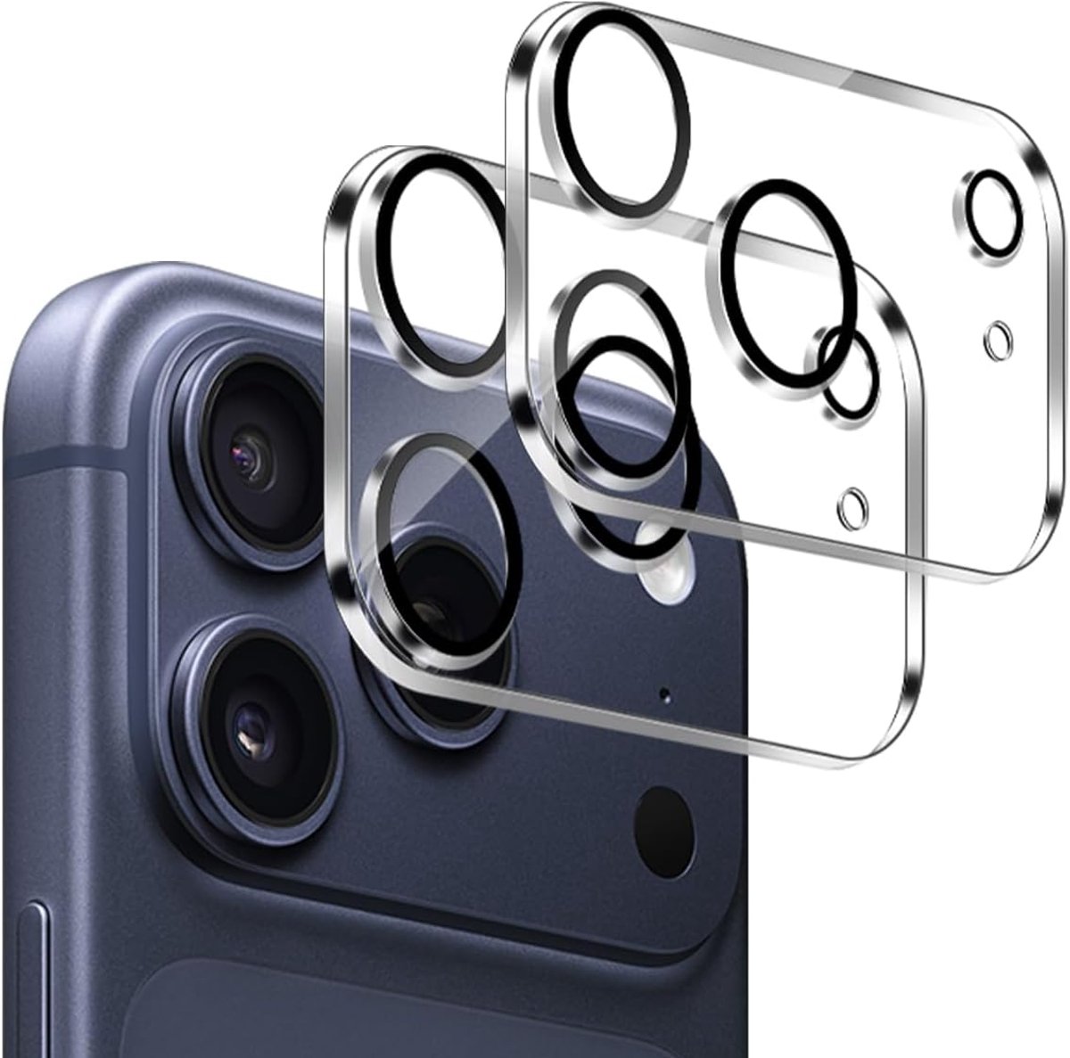 Lutree Tempered Glass Camera Film for 17 Pro Max Hardness 9H HD Safety Glass Scratch-Resistant Bubble Free Camera - ShopVlot