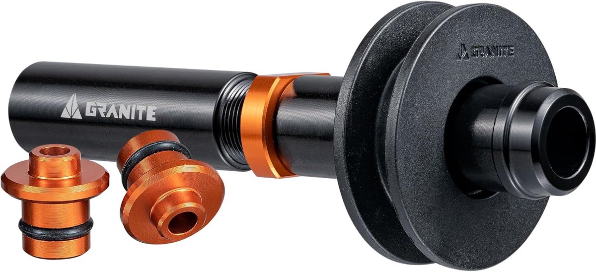 Granite ChainDock Dummy Hub Axle - Compatible with 12mm Thru Axle and QR Frame, Chain Holder Thru Axle for Transport - ShopVlot