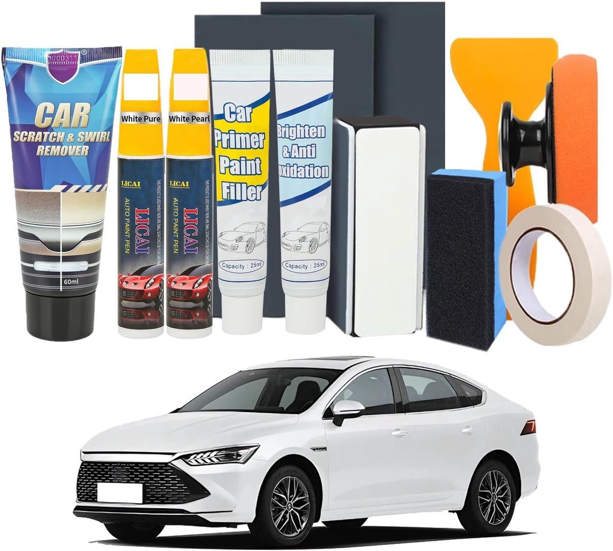 Paint Pen For Car Paint Repair (13, White) - ShopVlot