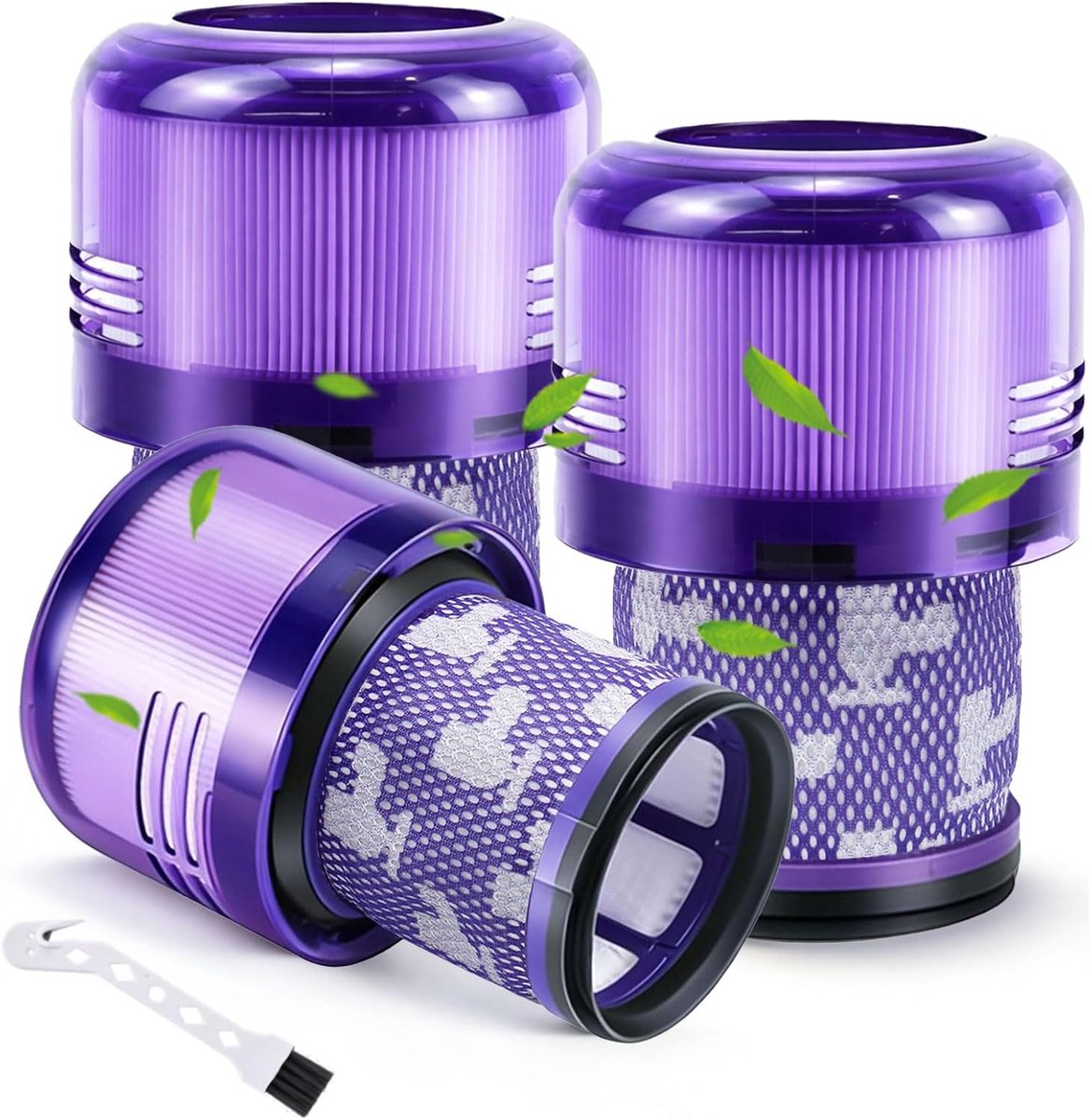 3 filters compatibel met Dyson V11, V15, SV14, SV17, SV22, wasbaar en herbruikbaar filter voor draadloze stofzuiger - ShopVlot
