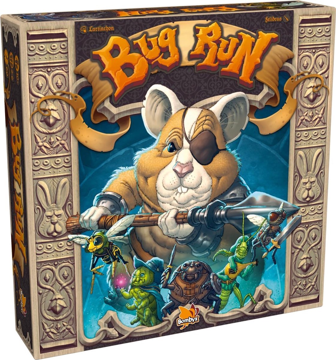 Asmodee – Bug Run – Bombyx – board game – 2 to 6 players – from 10 years – French and English versions – rest - ShopVlot
