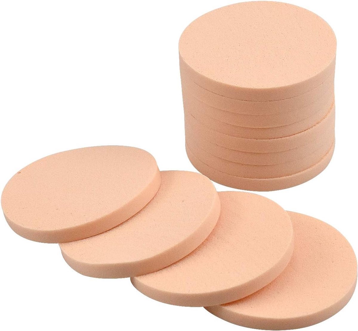 Face Paint Sponge Set, 12 Pieces, Makeup Sponges, Face Sponge, Soft Foam Sponges, Round - ShopVlot