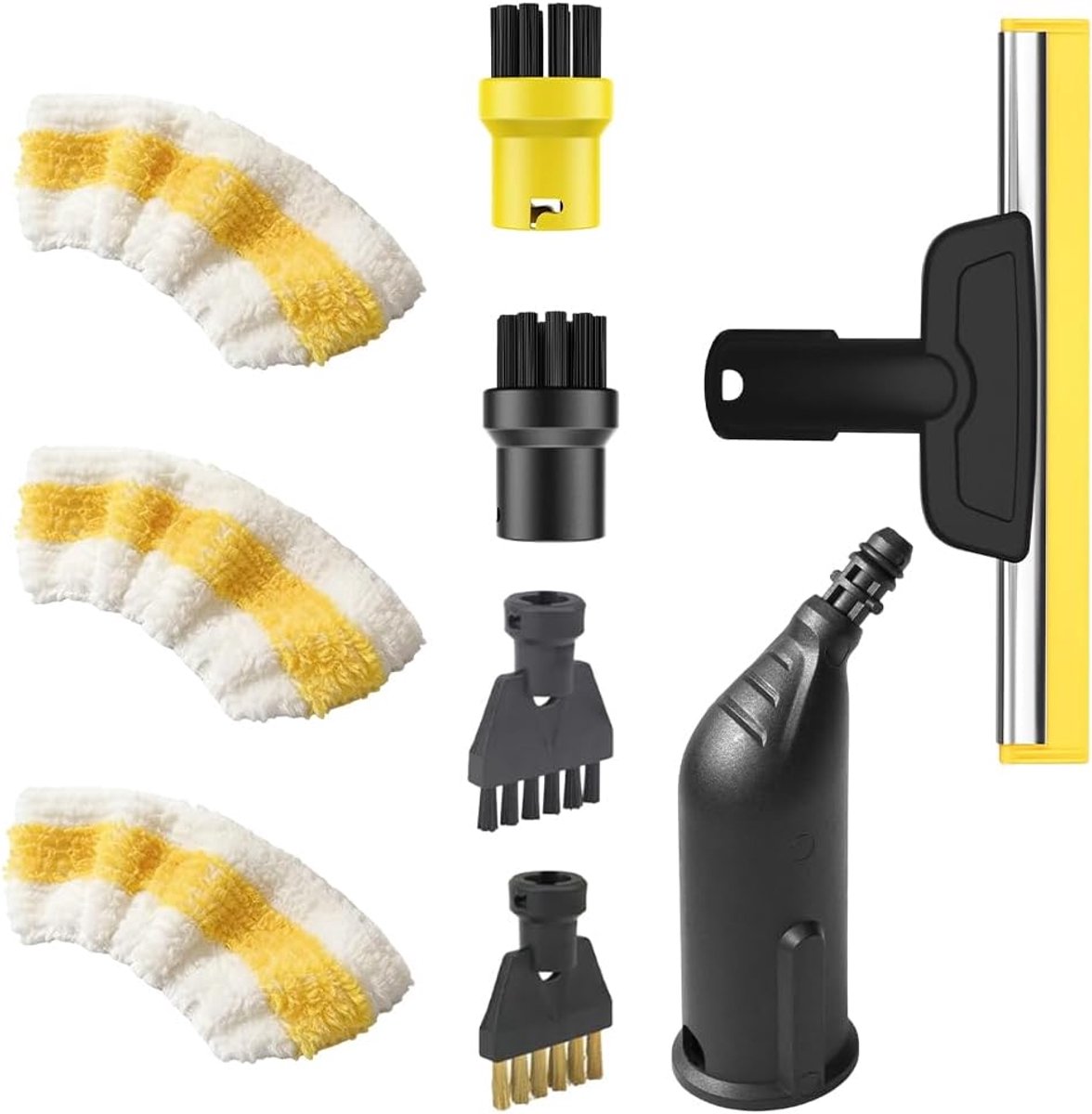 Accessories for Kärcher Steam Cleaner, Set of 9, Compatible with Kärcher Steam Cleaner, Accessories SC1, SC2, SC3 - ShopVlot