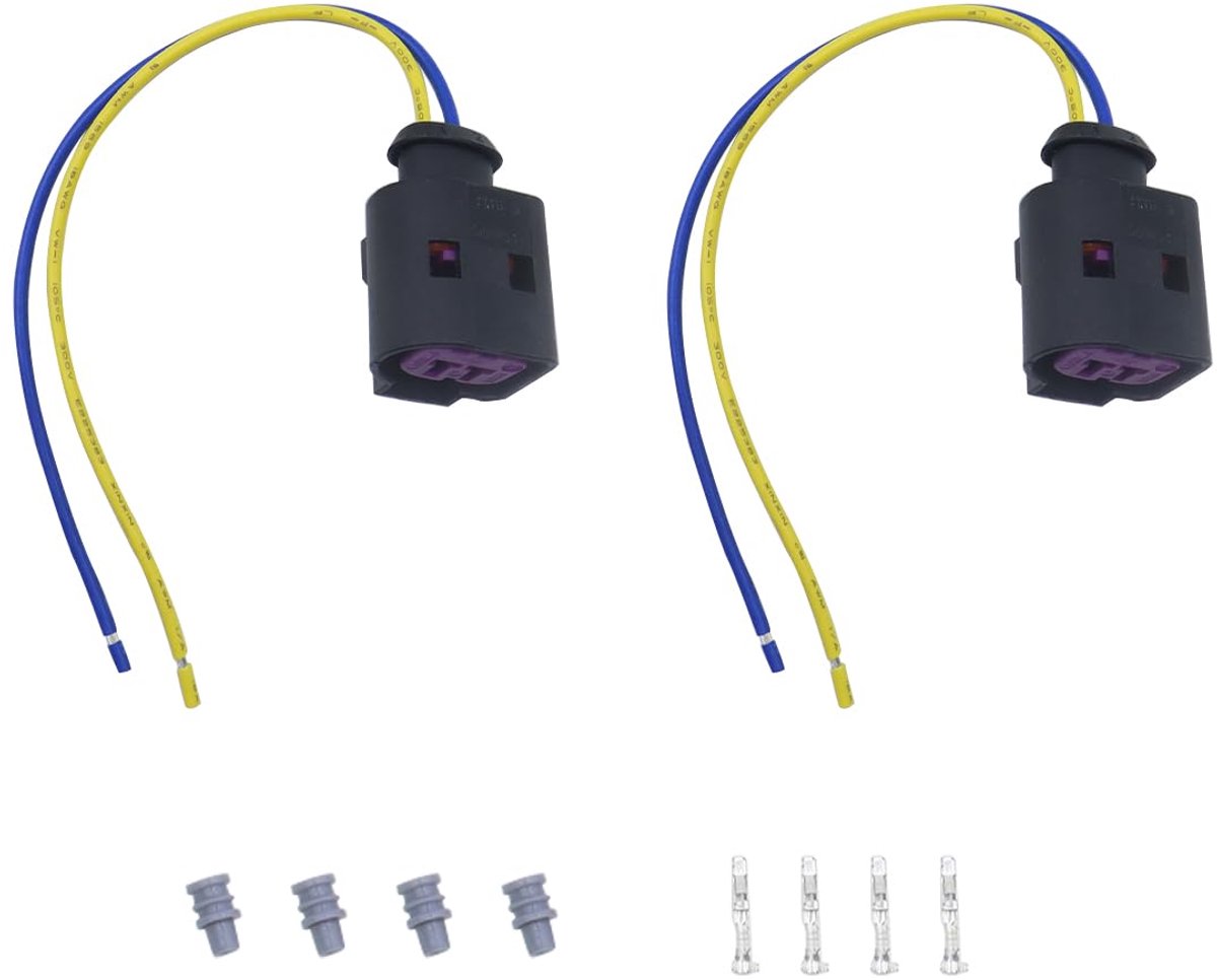 Generator draadkabels 2-polig - 2 stuks - compatibel met Golf en GTI MK4 - eenvoudig te installeren - ShopVlot