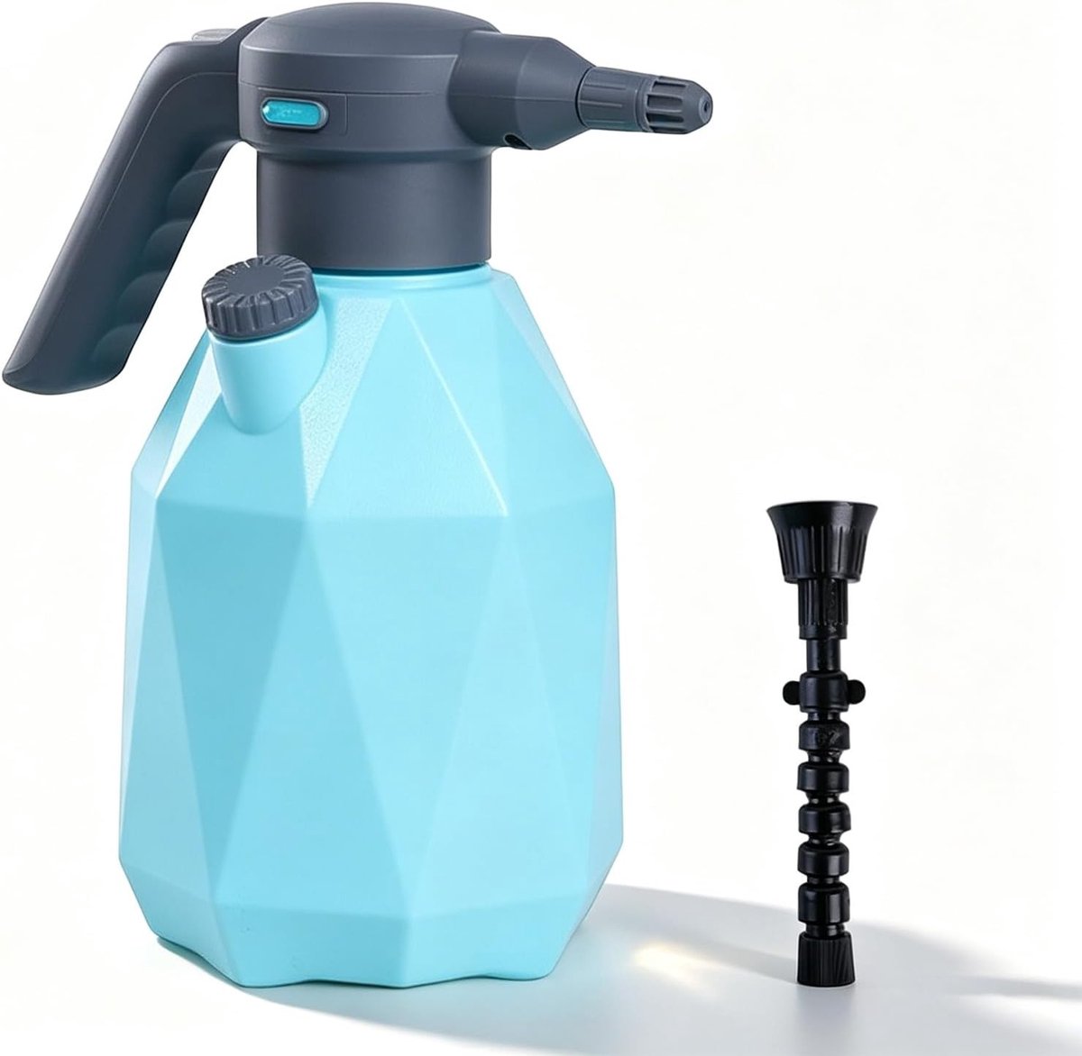 Elektrische Spuitfles 2 Liter - Accu Drukspuit met USB-C Snellader en Verstelbare Düse voor Tuinonderhoud, Auto Wassen en Plantenverzorging