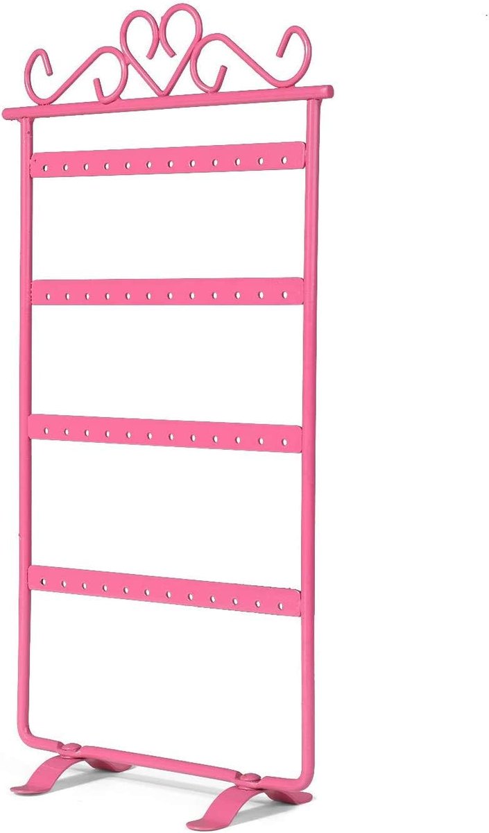 Item Display Stand 48 gaten - 4 lagen hangende display rek - opberging voor accessoires - ideaal voor sieraden - ShopVlot