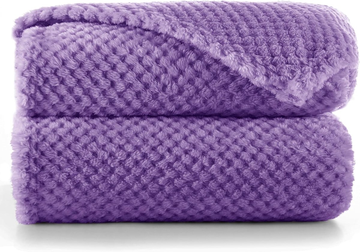 Cuddly Dekentje 170 x 210 cm - Microvezel - Zacht en Knuffelig - Ideaal als Bed- of Sofakleed - ShopVlot