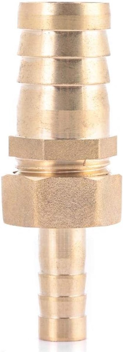 Barb Tail Reducer voor Slangen, 10mm-16/19/25mm, Messing Reduzierstecker voor Slangaansluiting en Fitting Accessoires (Maten: 10-19mm)