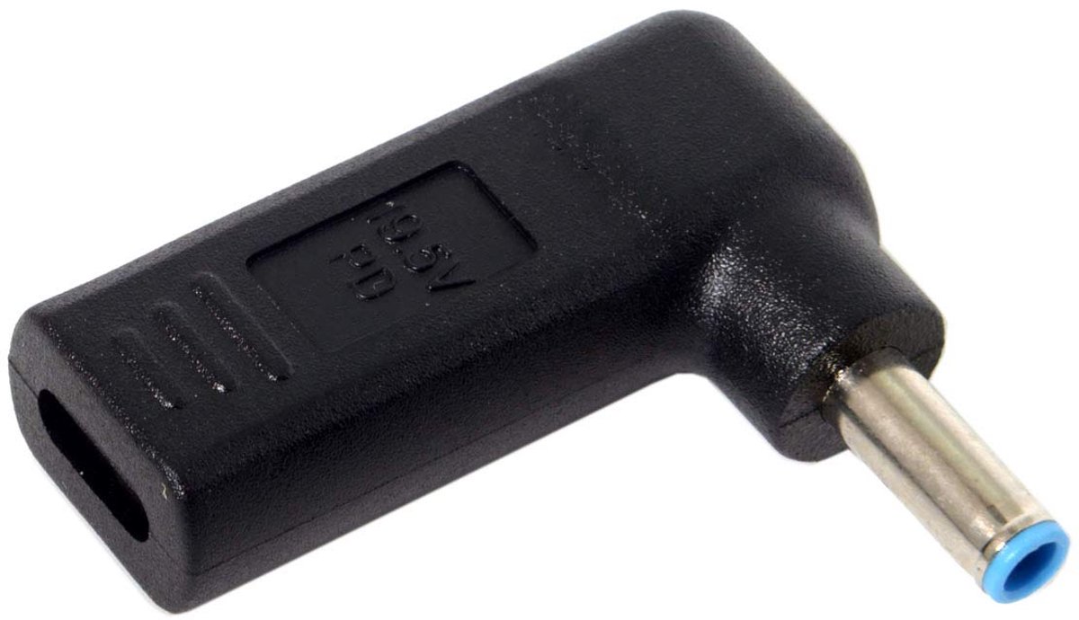 Cablecc USB-C USB 3.1 Type C to Rectangle DC Plug 5.5mm 4mm 7.4mm 3mm 2.5mm Adapter (4.5 x 3mm-HP) - ShopVlot