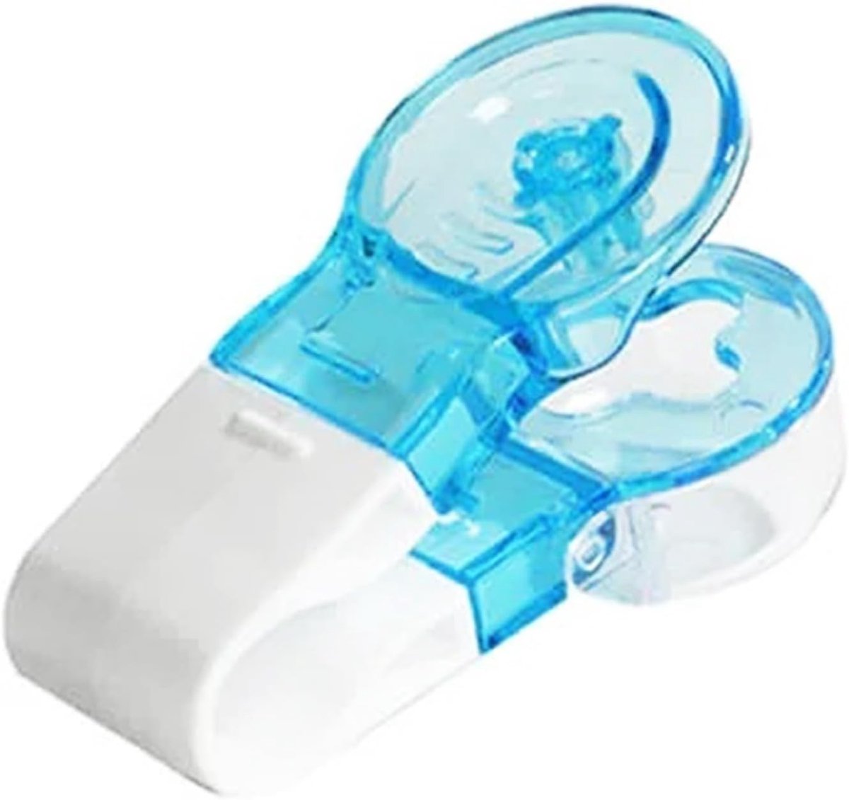 Transparante Pocket Pill Box Dispenser voor Medicijnen, Ideaal voor Uitjes, Handige Tablet Dispenser en Pillenopener voor Ouderen en Reizigers