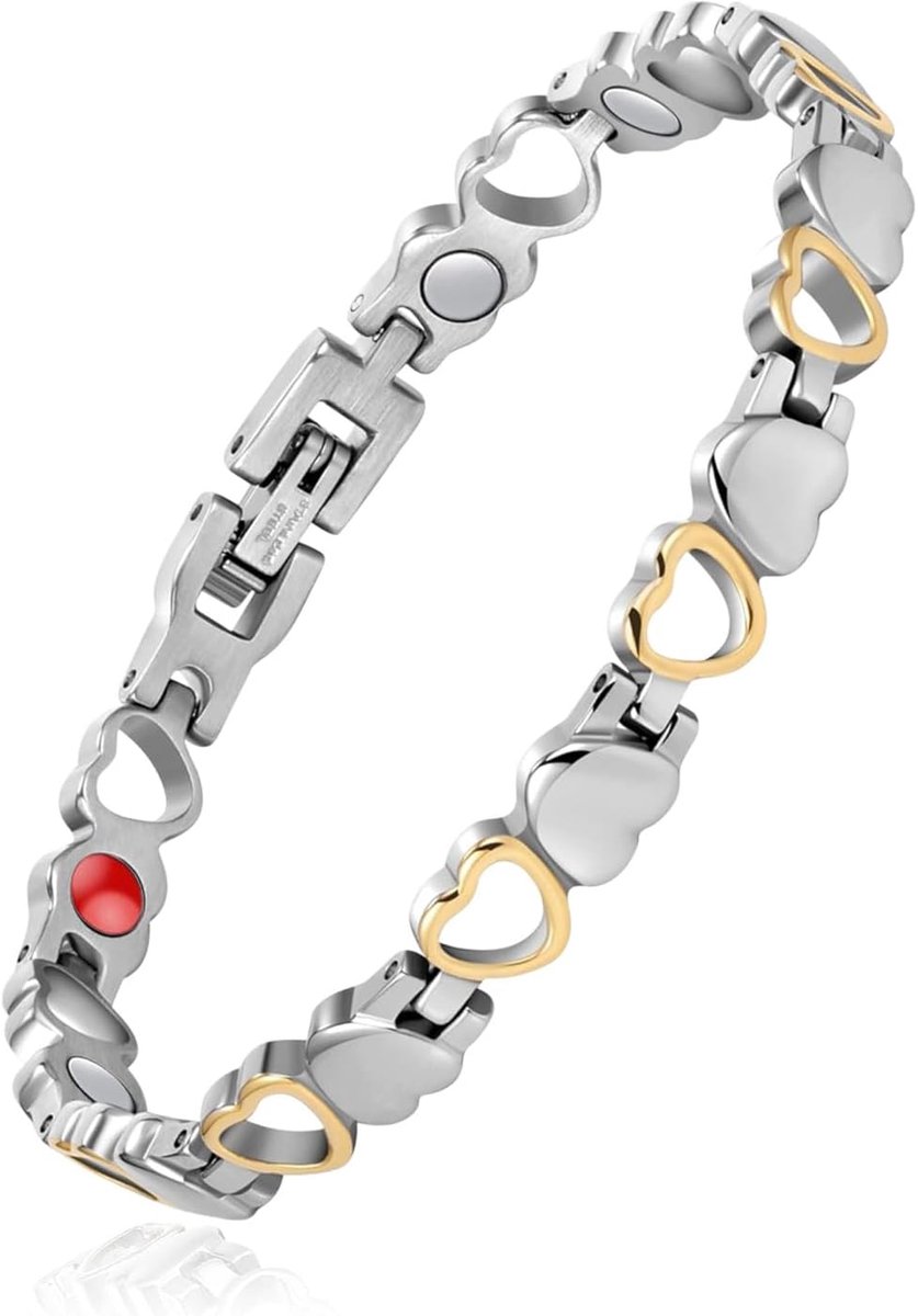 magnetische armband vrouwen - ultra sterke magneten - koper - bevorderlijk voor gezondheid - ShopVlot