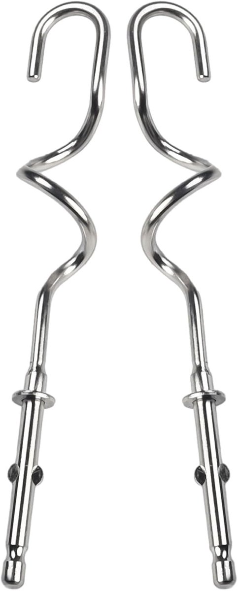 Handmixers vervangende kloppers 2-pack - RVS - Antiroest - Duurzaam gebruik - ShopVlot