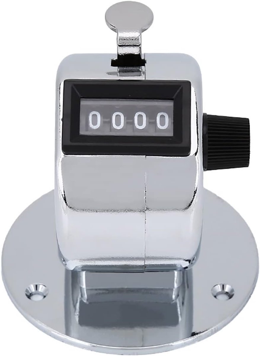 Handteller 4 Digit - Mini Metaal - Voor Sport en Spel - Precisie Telling - ShopVlot
