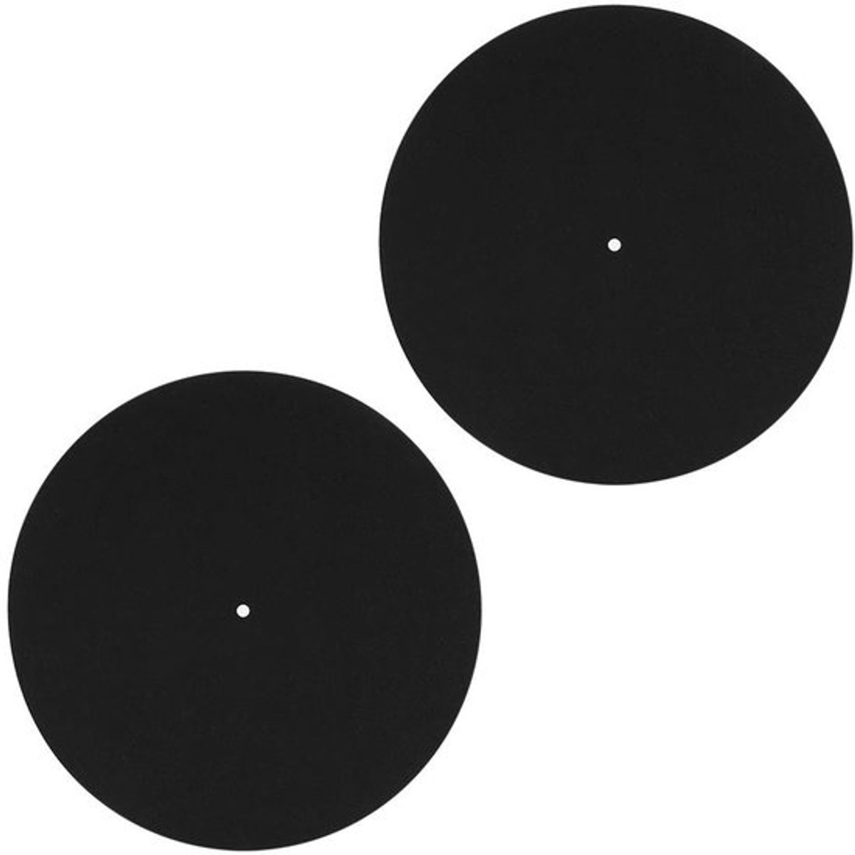 Slipmats Antislip - Vilt - 2 Stuks - 12 Inch - Platenbeschermmat - Schokbestendig - Vermindert Trillingen - Platenmat