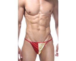Heren Tanga Synthetisch Leer Multicolor XS S M L XL - Comfortabel en Stijlvol Ondergoed voor Dagelijks Dragen