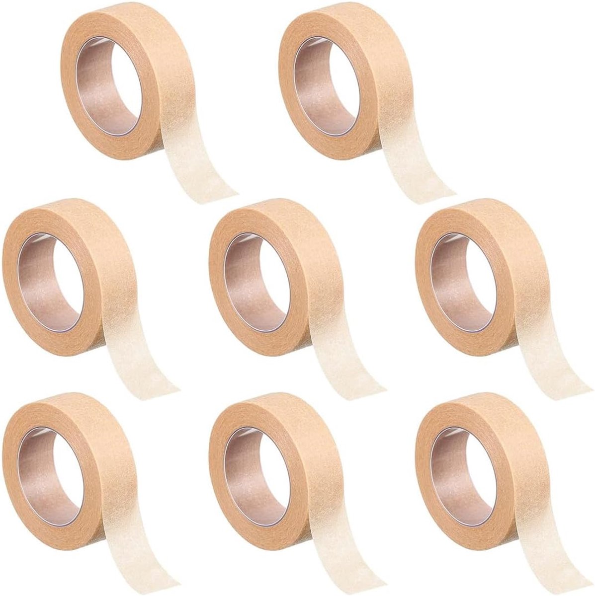 Nose tape 1,2 cm - beige - waterbestendig - voor eyelash extensions - ShopVlot