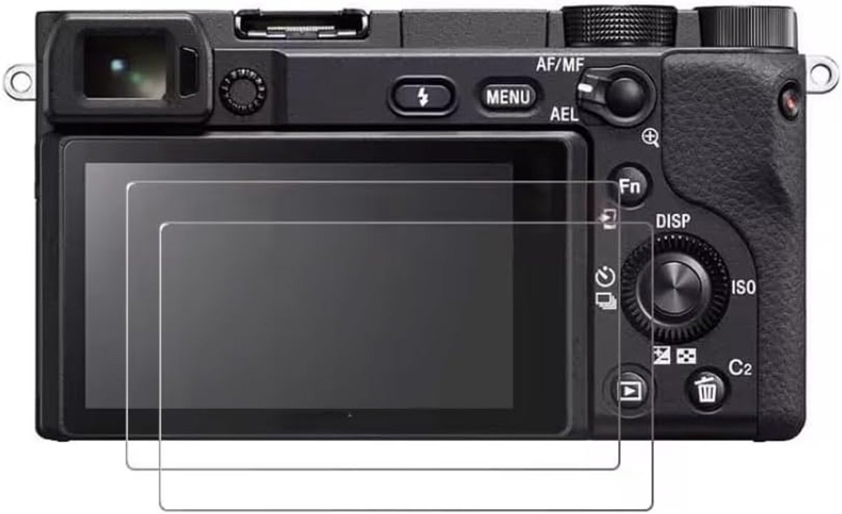 Screen Protector Tempered Glass 9H HD 0.3mm - 2 Pack - Krasbestendig - Bescherming voor Sony Alpha Camera's - ShopVlot