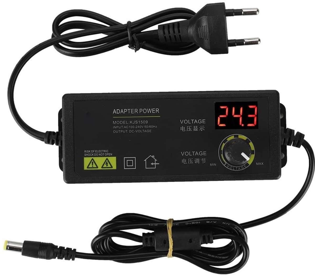 Solidchoice - Universele Verstelbare Voedingsadapter 3–36V 60W 1.7A
