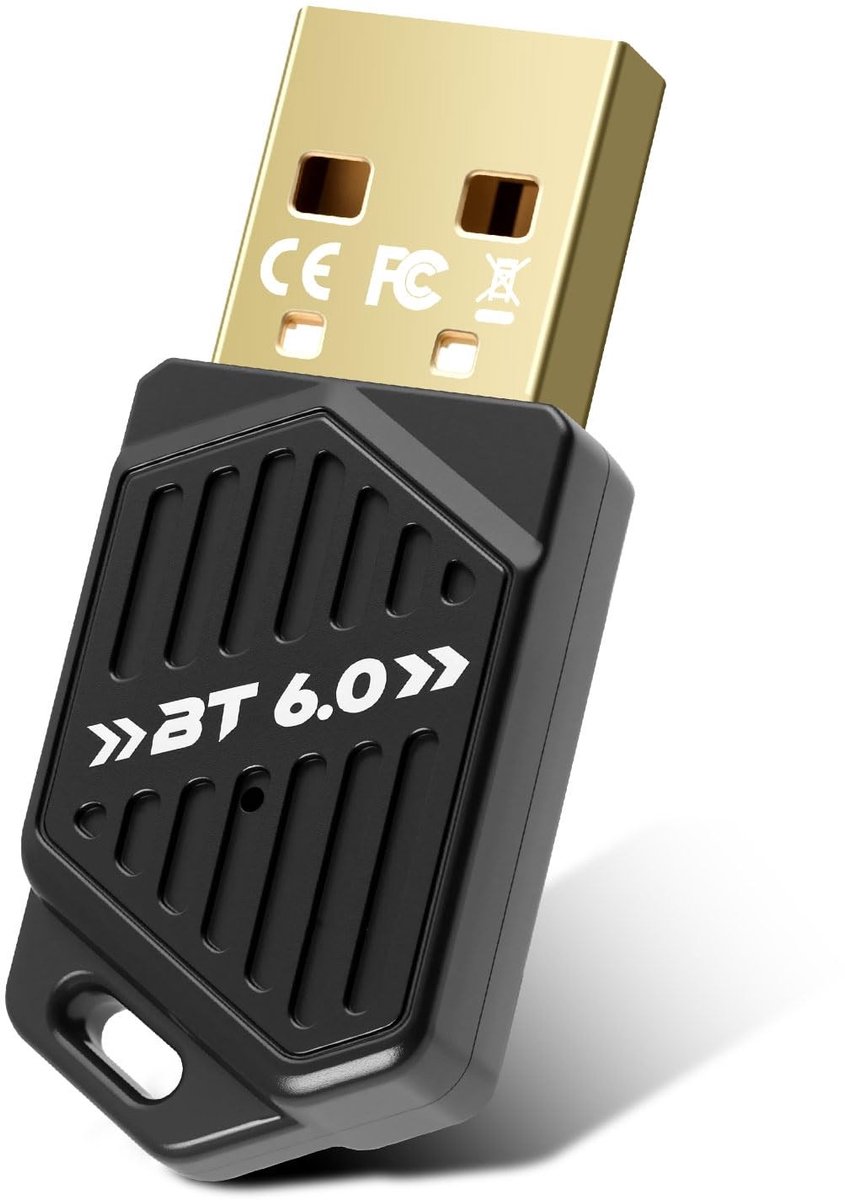 Solidchoice - Bluetooth 6.0 USB Dongle voor PC met Hoge Snelheid
