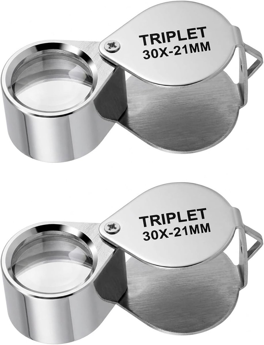 Loep voor juweliers 30x - opvouwbaar ontwerp - professionele optische vergroting - ideaal voor edelstenen en sieraden - ShopVlot