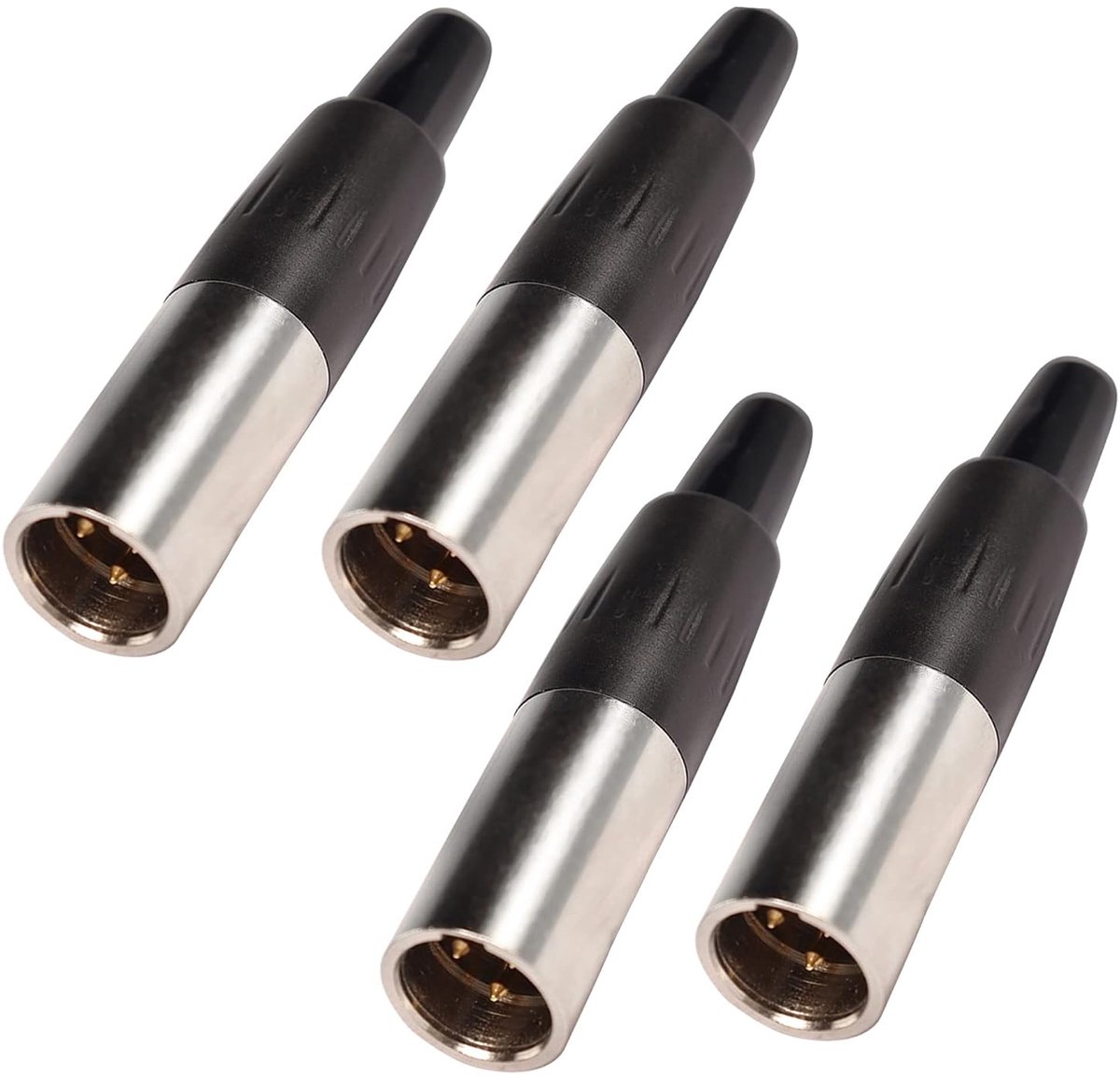 XMSJSIY 3Pin Mini XLR Connector TA4F Adapter Male Plug Mic Microphone Audio Connector, Mini XLR Cable Enden - ShopVlot