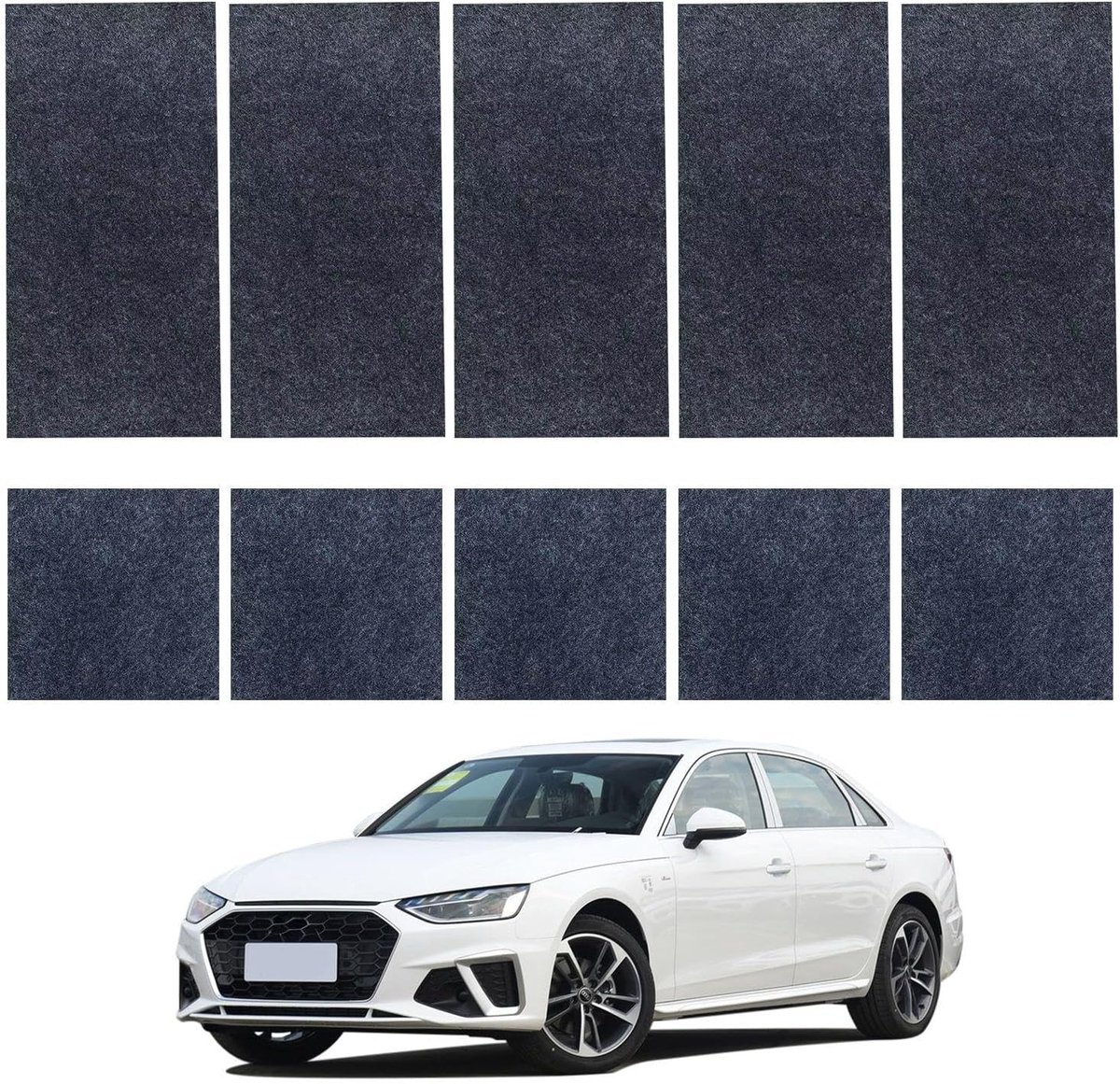 10 Stks Auto Kras Reparatie Doek, Auto Verf Polijstdoek, Anti-Markering Schoonmaak Doek, Auto Beauty Care Doek. - ShopVlot