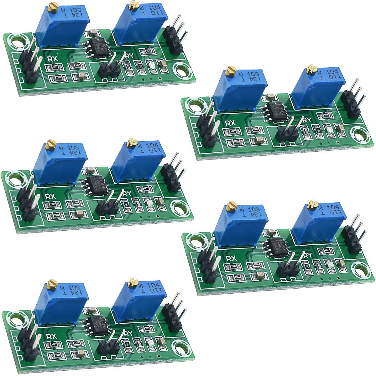 LM358 Weak Signal Booster Modules, Two-Stage Operational Amplifier Module DC 3.5-24V 1000-fold Gain Single Power - ShopVlot