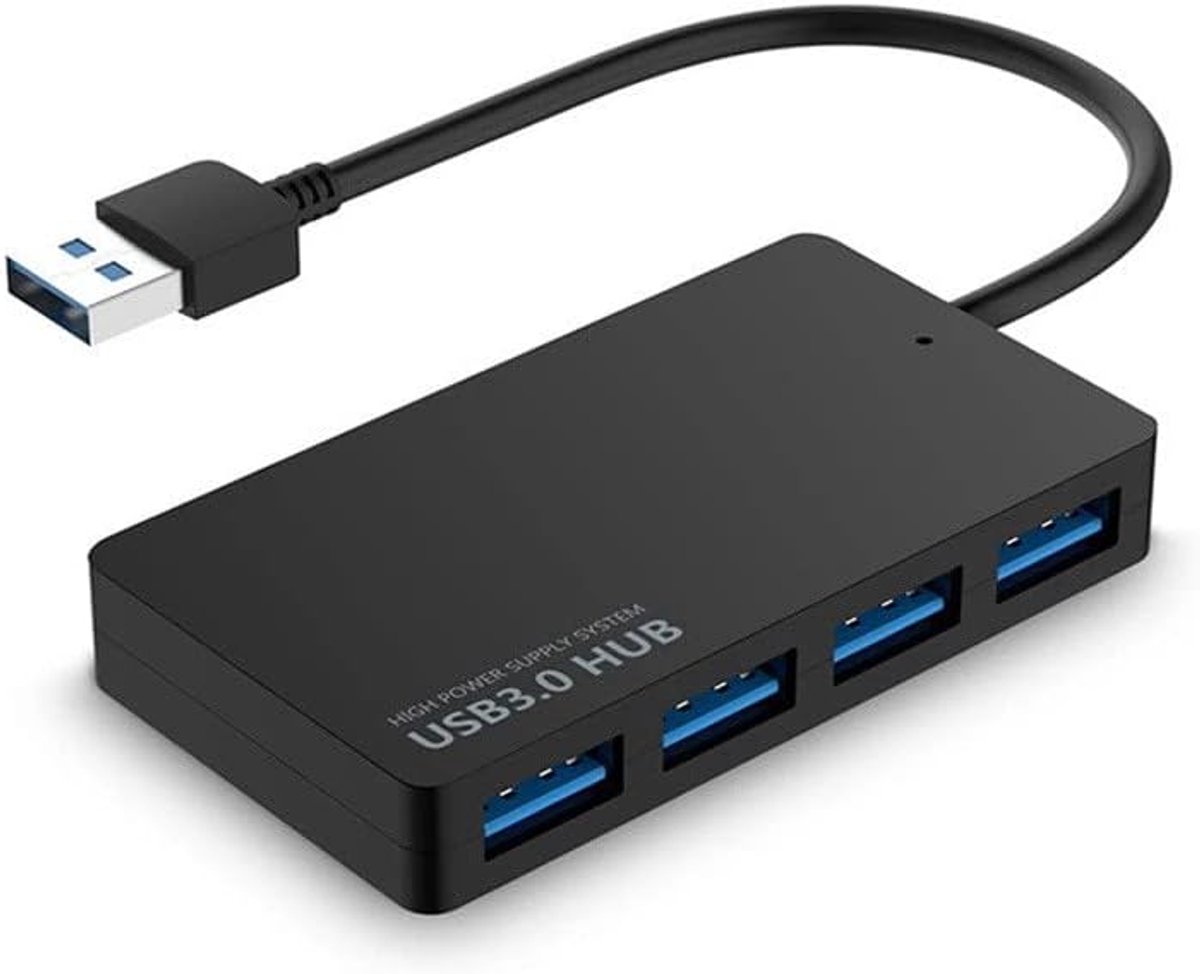Ziyan Slim USB 3.0 Divider 4-Port Super Speed Data HUB Adapter for Notebook Laptop PC - ShopVlot