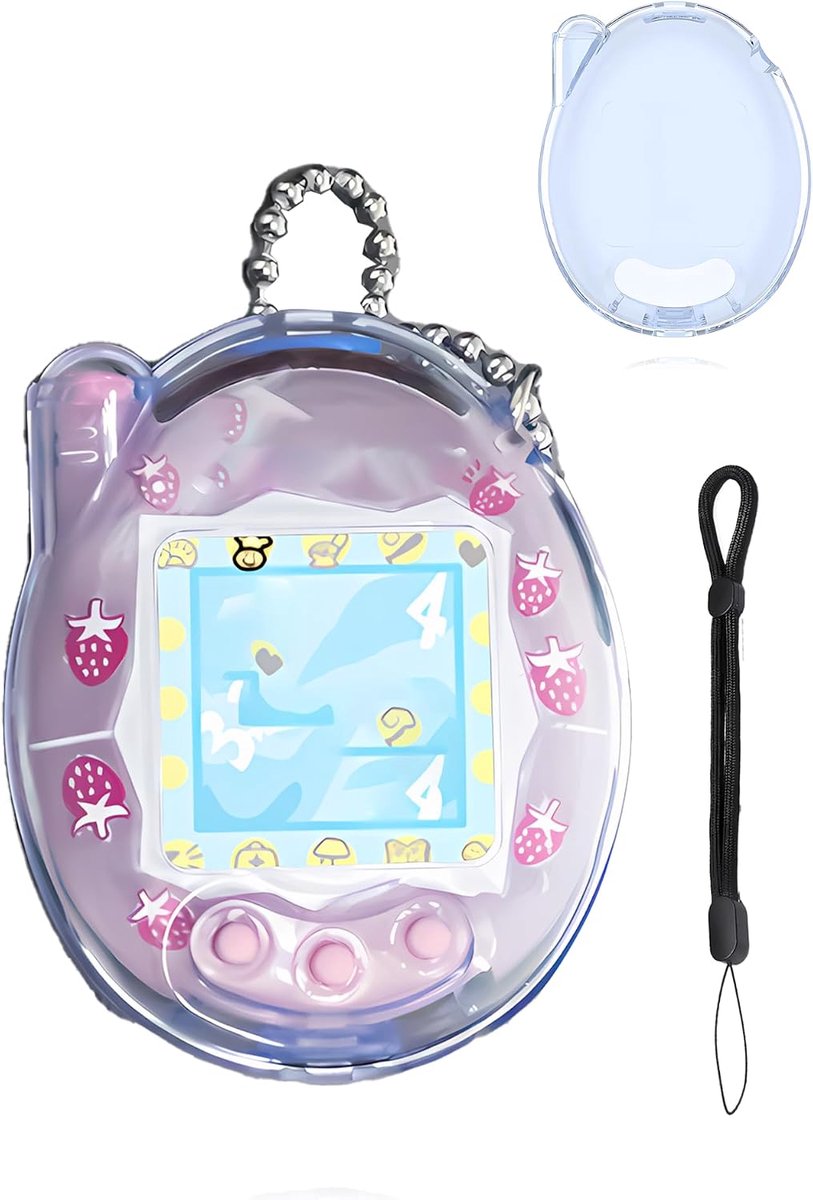 Case for Tamagotchi Connection Digital Cap, daunke Soft PC Cover with Loop, Light Shockproof, Scratch Protection - ShopVlot