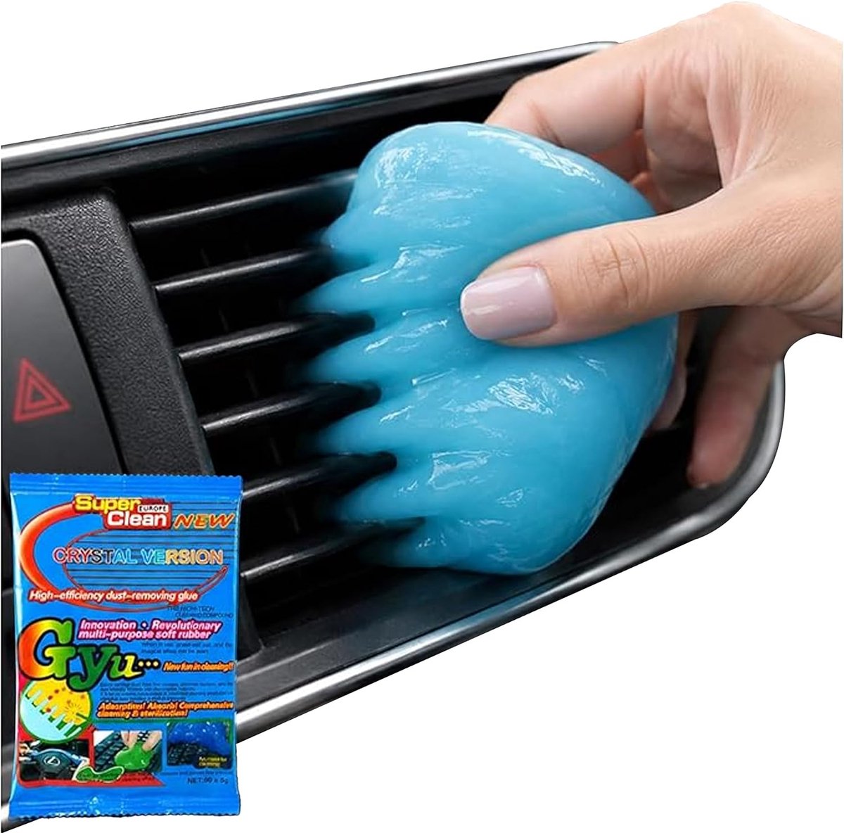 Auto-interieurreinigingsset, reinigingsklei auto en toetsenbordreiniger, slijmstofreiniger voor laptop, printer - ShopVlot