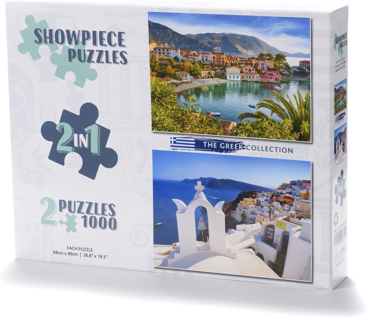 Collection 2 x 1000 pieces (Greece) - ShopVlot