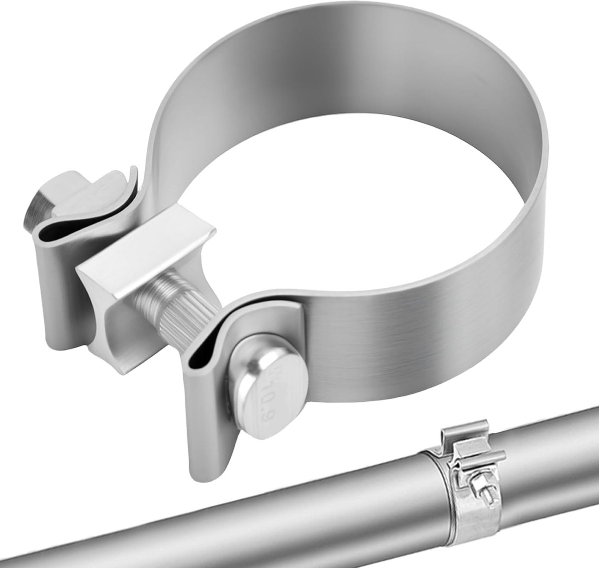LPZMPZ Exhaust Clamp ø63-67mm Stainless Steel Universal Pipe Connector - ShopVlot