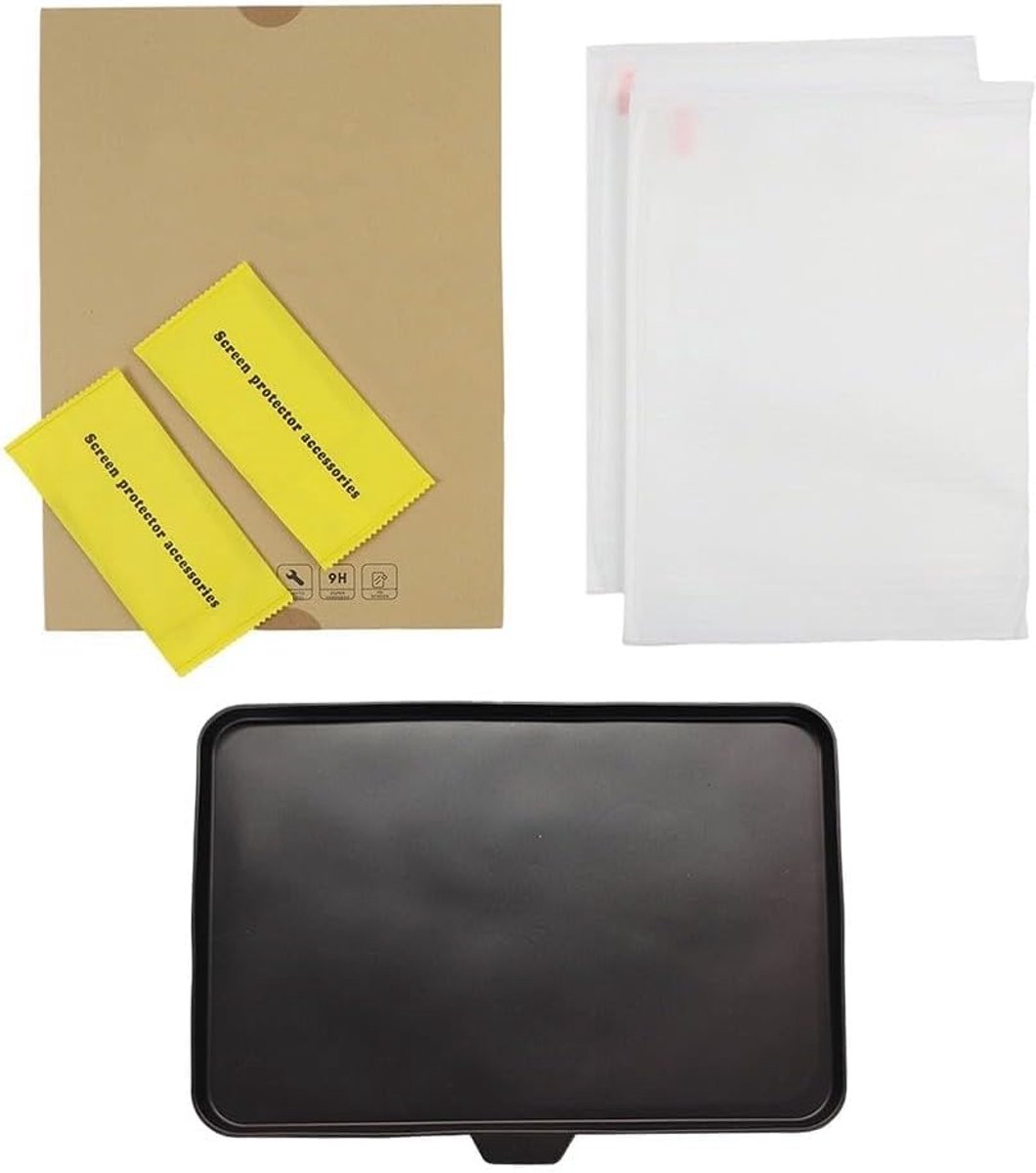 Screenprotector Cover en Gehard Glas Film Set voor Thermomix TM7 Keukenmachine Accessoires (1 STKS Screen Protector +2 - ShopVlot