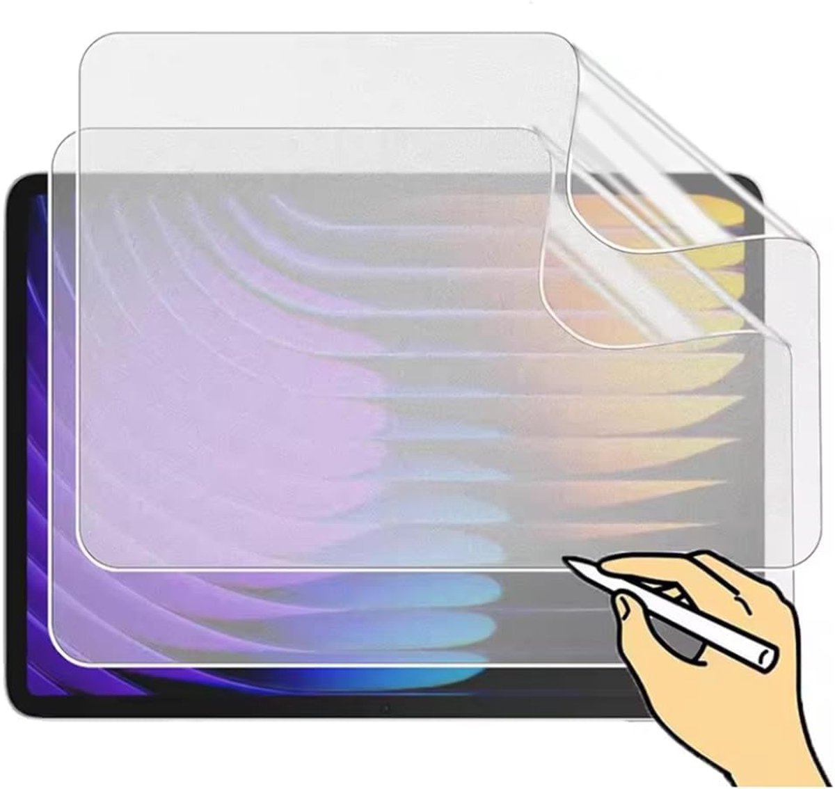 Paper Structure Tablet Screen Protector Compatible with Xiaomi Pad 8 / Pad 8 Pro 11.2" 2025 Transparent Matte Hydrogel - ShopVlot