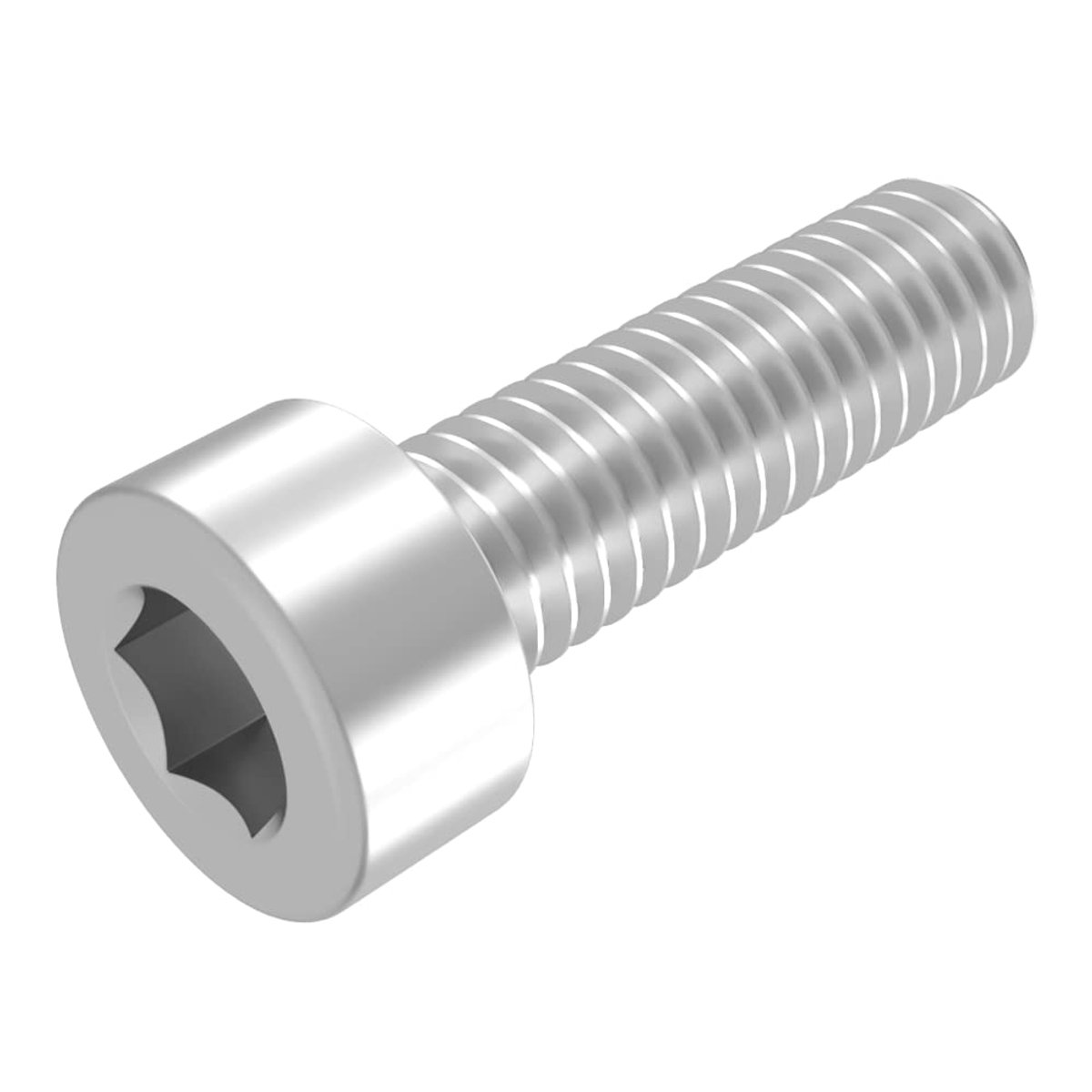 SECCARO Cylinder Screw M6 x 20 mm, Stainless Steel VA V2A A2, DIN 912 / ISO 4762, Hexagon, Full Thread, Pack of 20 - ShopVlot