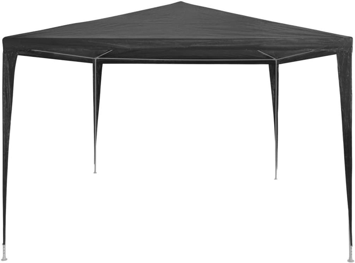 Tuinpaviljoen Partytent - Feesttent Outdoor - Gezellig Buiten - Waterdicht UV-bestendig - 3 x 4 meter - Antraciet