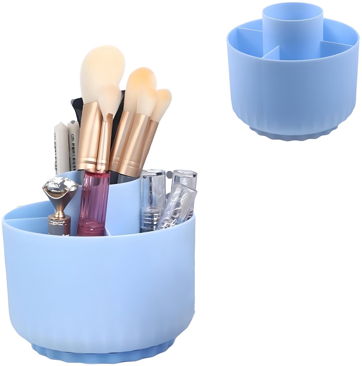Solidchoice - Desk Organizer met 5 Compartimenten en 360° Rotatie