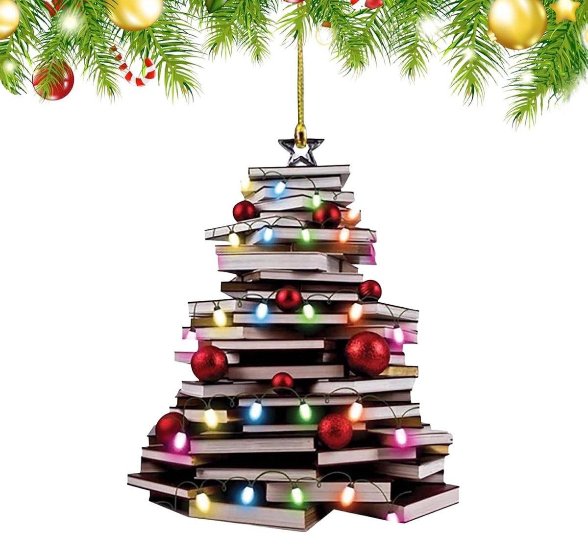 Kerstboomdecoraties - acrylic kerstversiering - dubbelzijdig motief - creëer een gezellige sfeer - ShopVlot