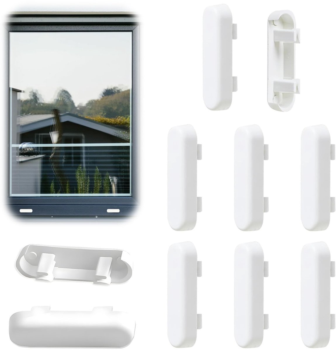 Solidchoice - Set van 10 Waterafvoerkappen voor Raamventilatie