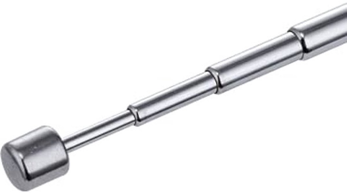 8-delige telescopische SMA male connector vervangende radio antenne 735cm voor TV AM FM radio stereo ontvanger (2 stuks)
