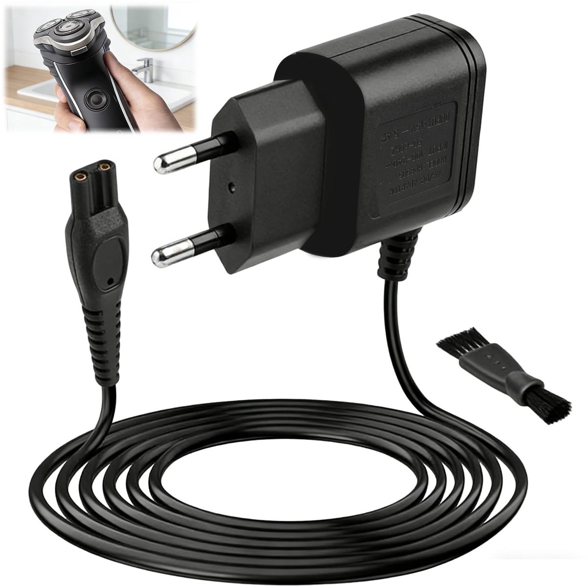 Solidchoice - 15V Oplader voor Scheerapparaat en Trimmer