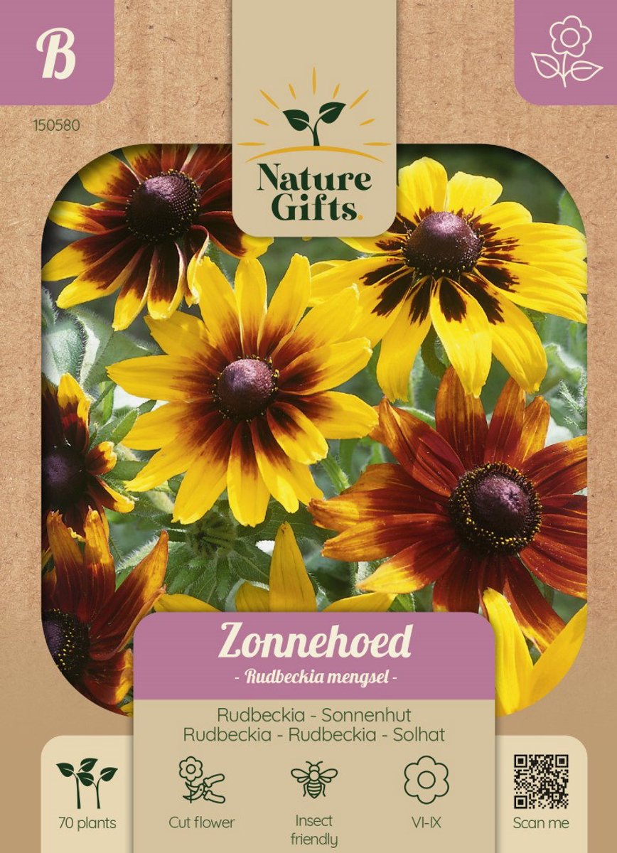 Zonnehoed Rudbeckia mengsel bloemenzaad Nature Gifts Baltus