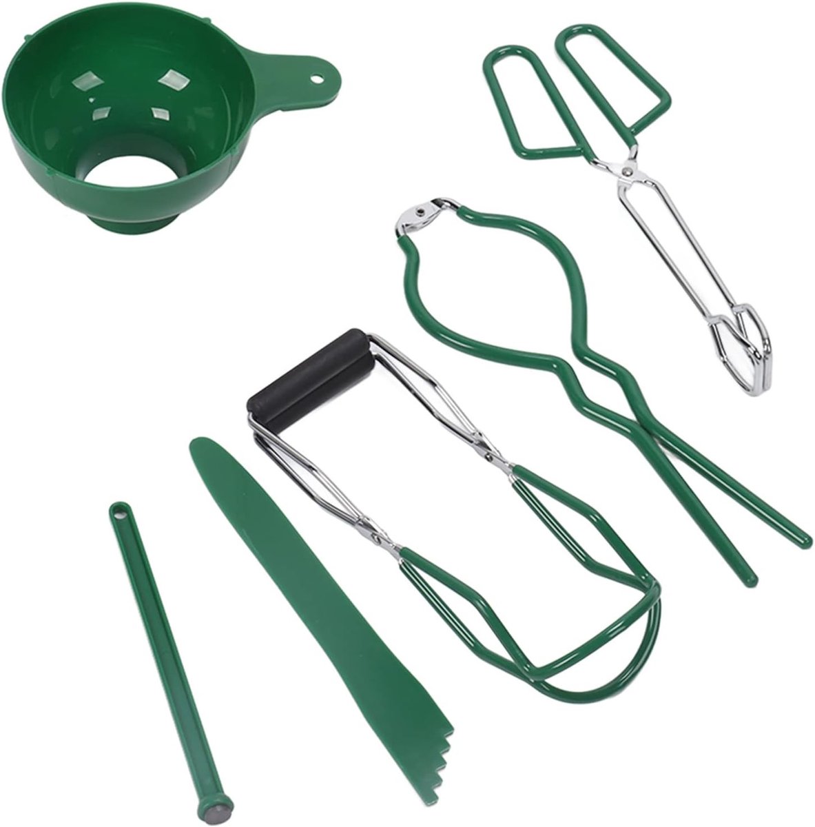 Complete Inmaakset voor Beginners met Funnel, Canning Tong, Bubble Popper en Potlifter voor Thuisinmaak