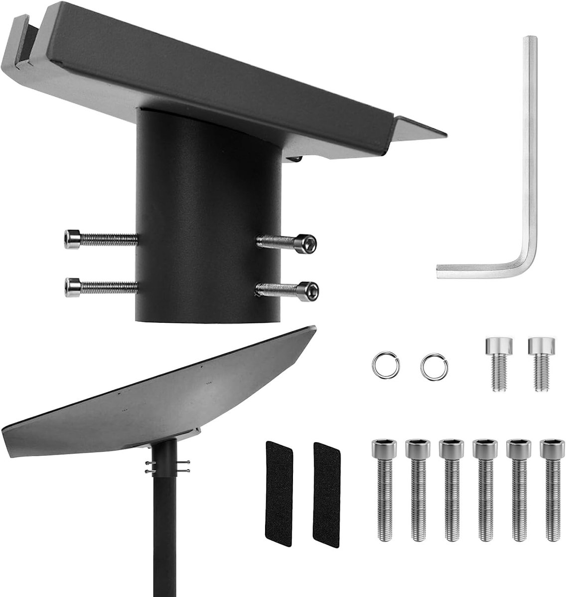 Gen 3 Tube Adapter voor Mastmontage, Weerbestendige Aluminium Beugel voor V3/V4 Dishy en Standaard Installatie