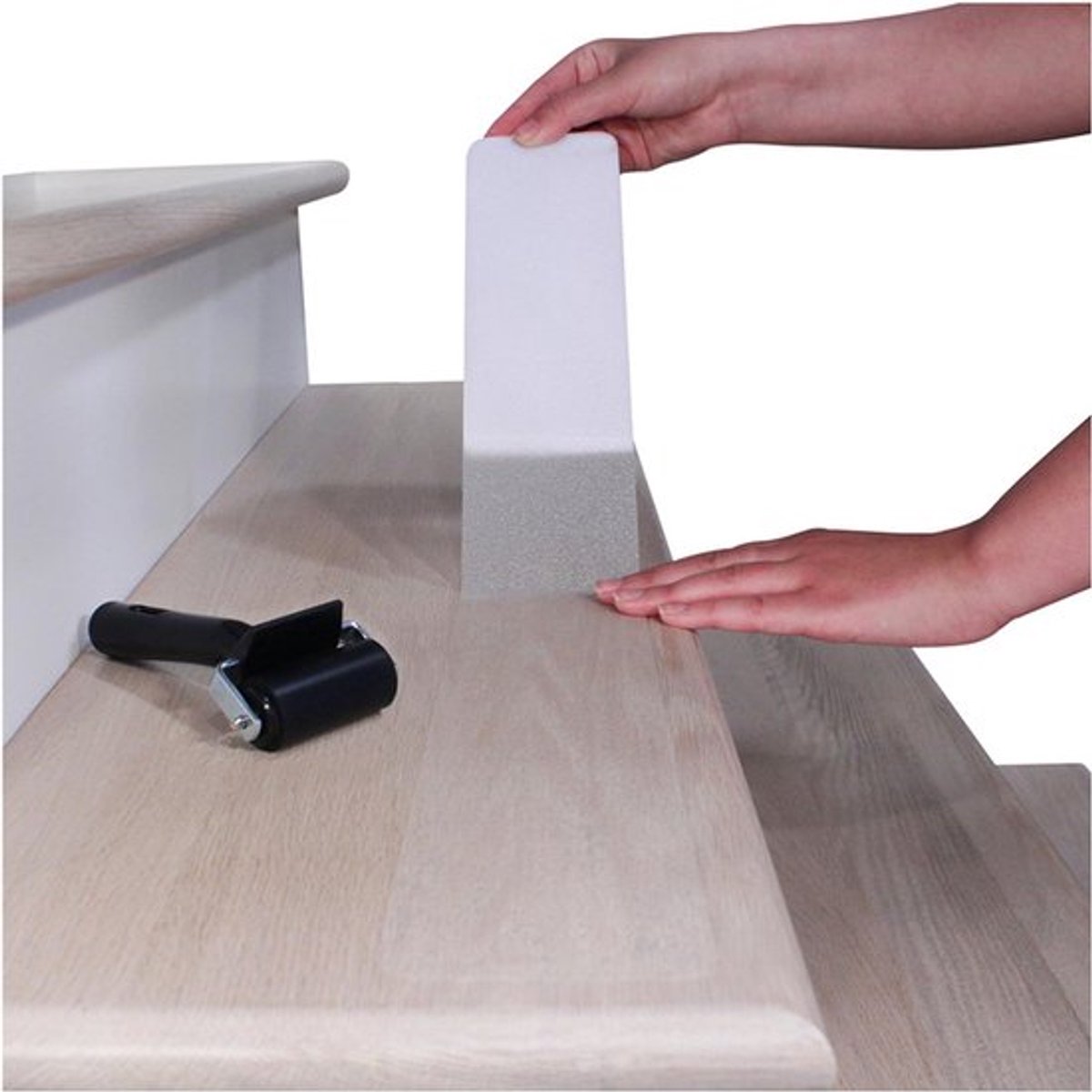 15 stuks - Antislip traptreden tape - Transparante antislipstrips voor binnen - Antislipstrips voor trappen - Vloerbeschermingsstickers voor traptreden - Transparante, zeer sterke antislipstickers voor de badkamer -Geschikt voor trappen en badkamers