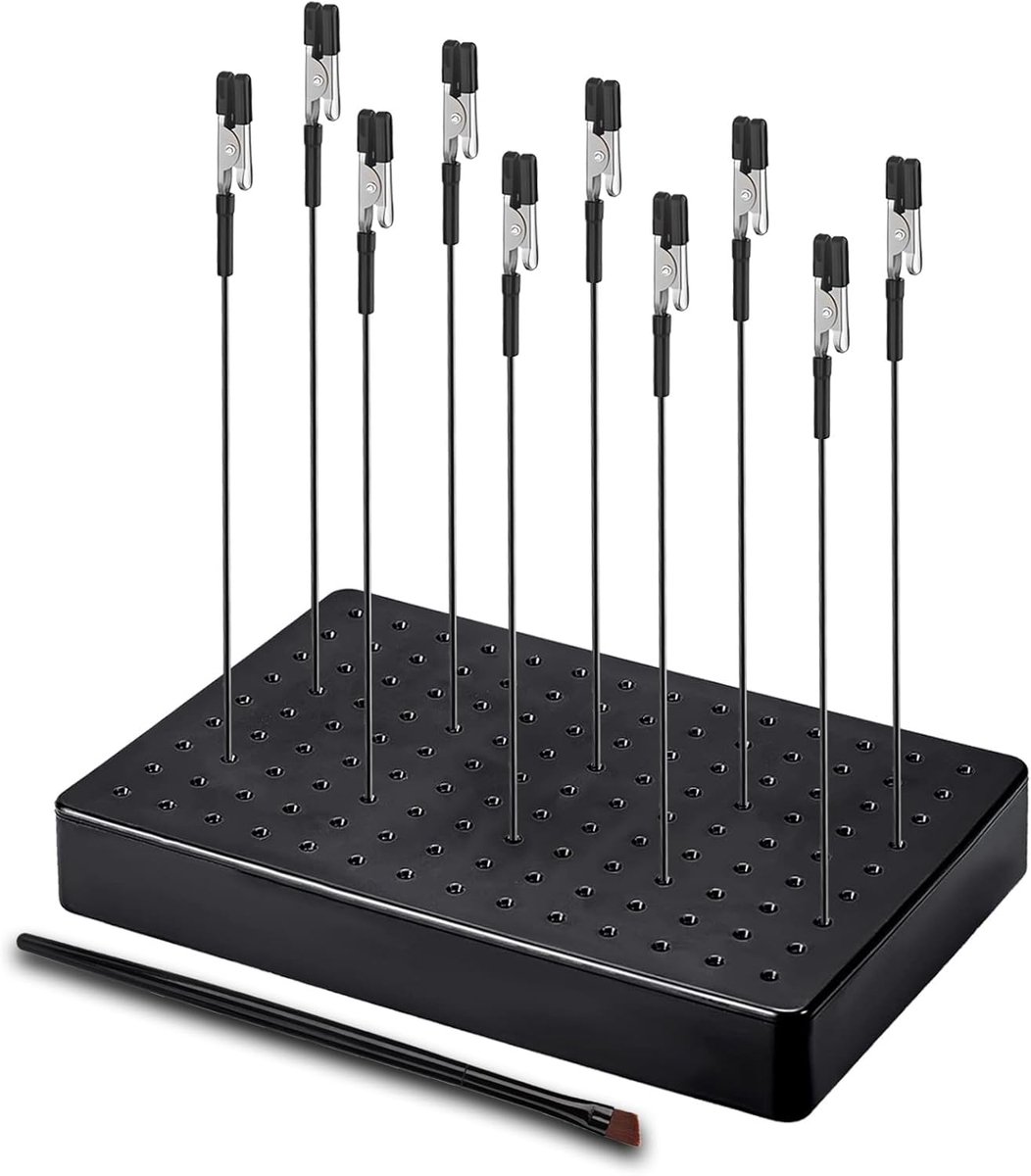 Modelbouwaccessoires set 10 stuks - Krokodilclips - Stevige derde hand - Ideaal voor modelbouw en airbrush - ShopVlot